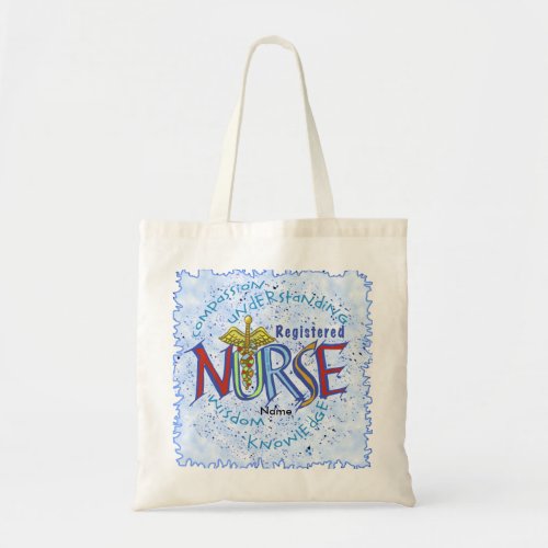 Registered Nurse Caduceus Tote Bag