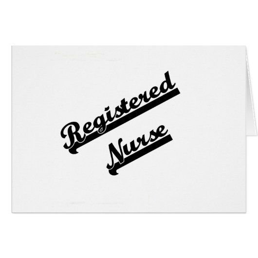 Registered Nurse Cards (Front Horizontal)