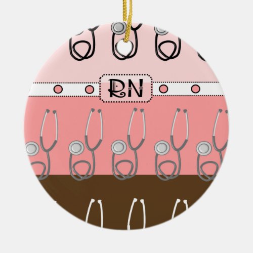 Registered Nurse Ceramic Ornament