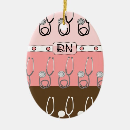 Registered Nurse Ceramic Ornament