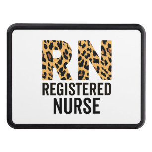 Registered Nurse Cheetah Print Nurse Life Hitch Cover