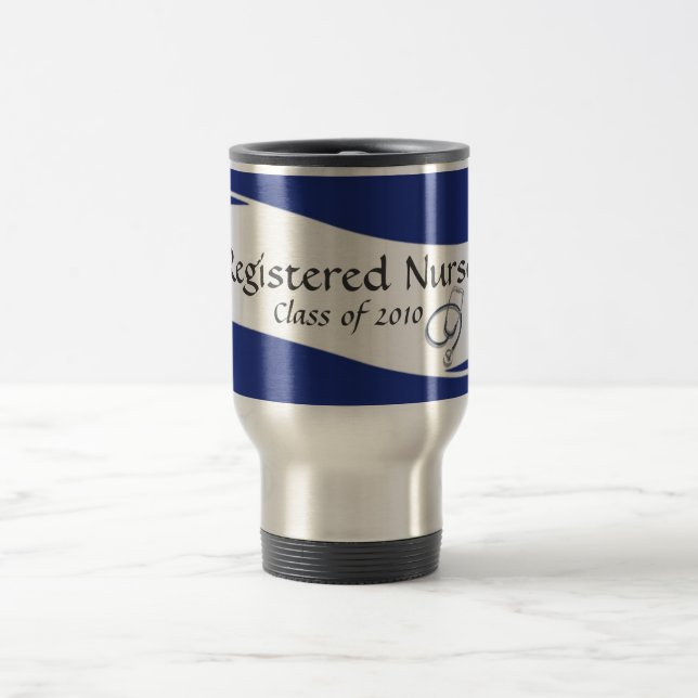 Registered Nurse Class of Custom Year Travel Mug (Center)