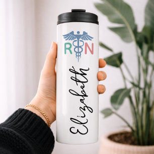 Registered nurse   Custom Elegant Nurse graduation Thermal Tumbler
