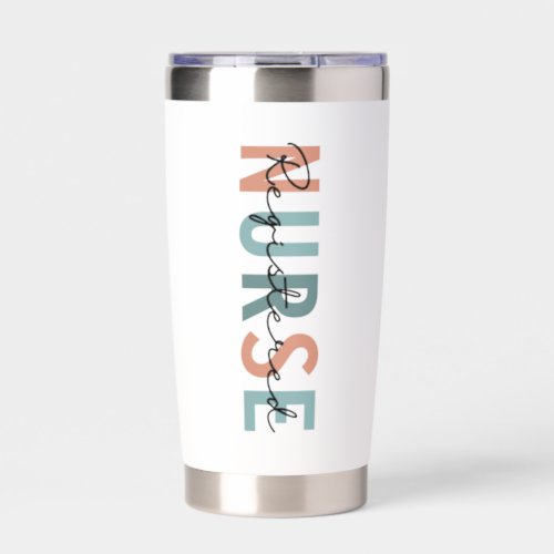 Registered Nurse Customized with name Insulated Tumbler