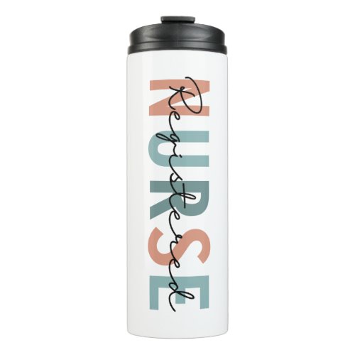 Registered Nurse Customized with name Thermal Tumbler