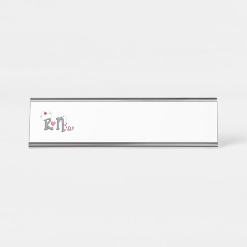 Registered Nurse Desk Name Plate