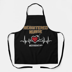 Registered Nurse #Essential Stethoscope Heartbeat Apron