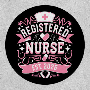 Registered Nurse Est 2025 Nursing Student Patch