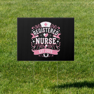 Registered Nurse Est 2025 Nursing Student Sign