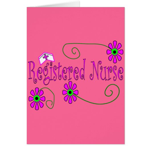 Registered Nurse gifts-- Cards (Front)