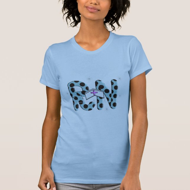 Registered Nurse Gifts "RN" T-Shirt (Front)