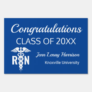 Registered Nurse Graduate Congratulations Custom Sign