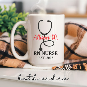 Registered Nurse Graduation Custom Mug for Women