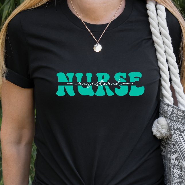 Registered Nurse  Handwritten Script  T-Shirt (Creator Uploaded)