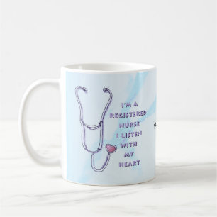 Registered Nurse Heart Coffee Mug