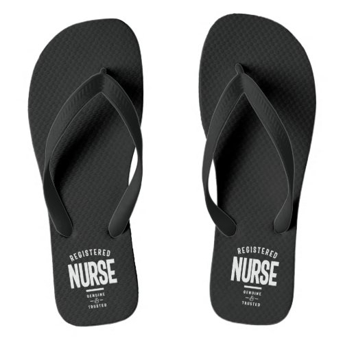 Registered Nurse Job Title Gift Flip Flops