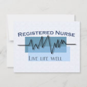 Registered Nurse Live Life Well Personalized (Front)