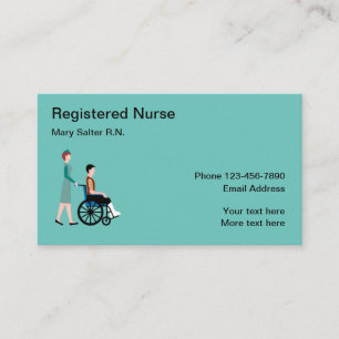 Registered Nurse Medical Business Card