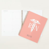 Registered Nurse Medical Coral Pink Personalized