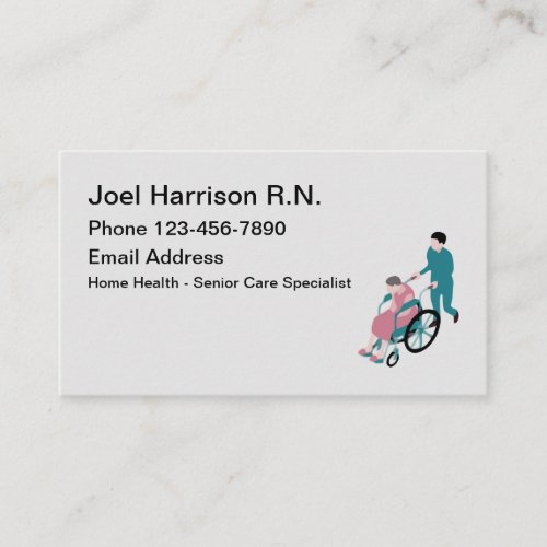 Registered Nurse Medical Theme Business Card