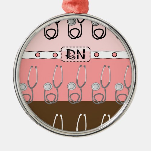 Registered Nurse Metal Ornament