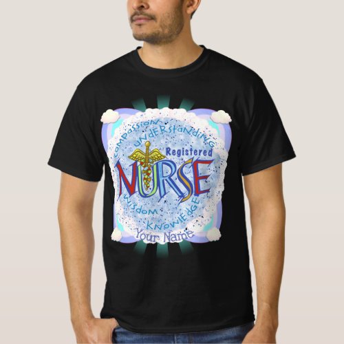 Registered Nurse Motto custom name   t_shirt