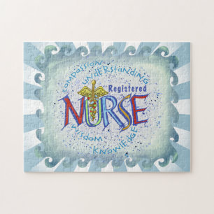 Registered Nurse Motto Jigsaw Puzzle