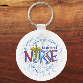 Registered Nurse Motto Keychain