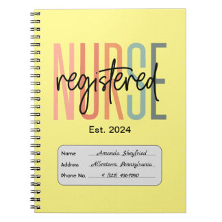 Registered Nurse Notebook