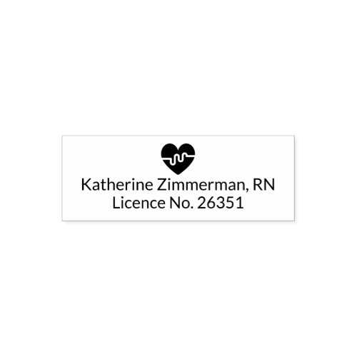 Registered Nurse Professional Self_inking Stamp