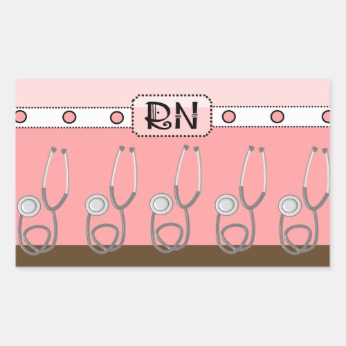 Registered Nurse Rectangular Sticker