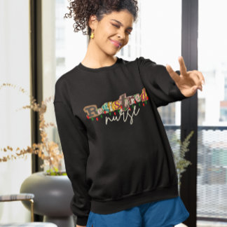 Registered nurse retro vintage scrapbooking style  sweatshirt