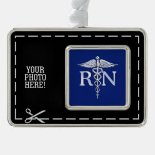 Registered Nurse RN Caduceus Design Ornament