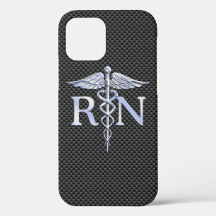 Registered Nurse RN Caduceus Snakes Decor iPhone 12 Case