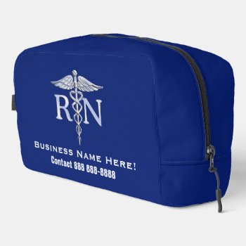Registered Nurse Rn Caduceus With Text Dopp Kit by AmericanStyle at Zazzle