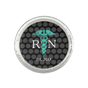 Registered Nurse RN Custom Graduation Year Ring