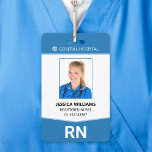 Registered Nurse Rn Employee Id Badge at Zazzle