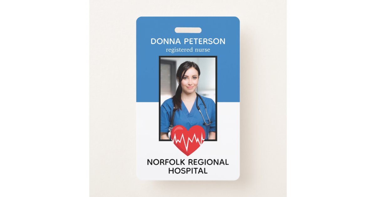 registered-nurse-rn-medical-blue-photo-id-work-badge-zazzle