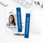 Registered Nurse RN Medical Blue Photo ID Work