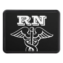 Redeye Laserworks Registered Nurse RN Custom Hitch Cover 2 Receiver from 