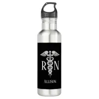 Custom Engraved RN Design with Personalized Name on Insulated Stainless  Steel Water Bottle 25oz, Registered Nurse Gifts