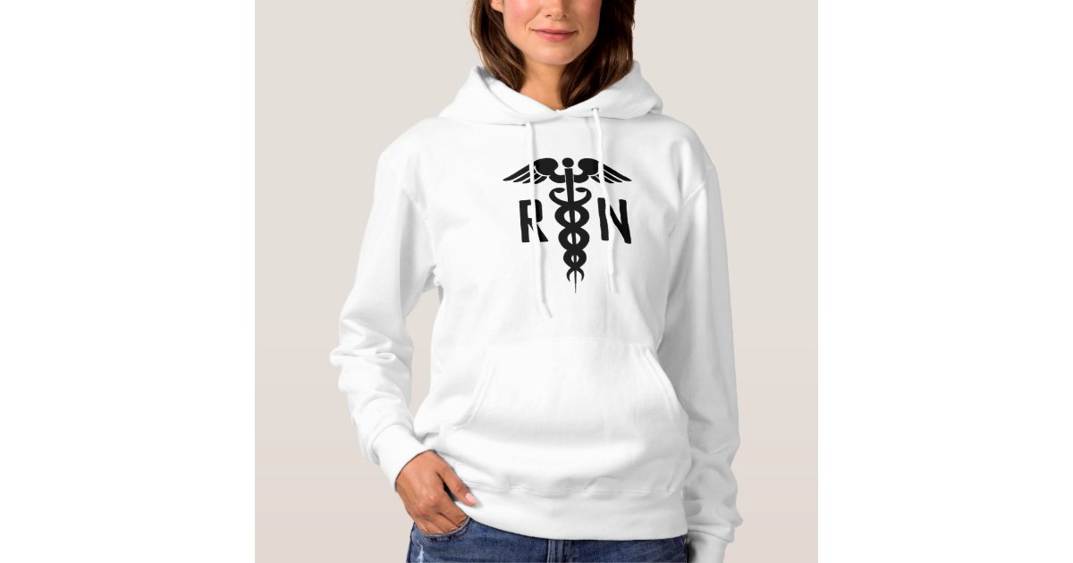 RN NURSING CUTE NURSE SCRUBS FUNNY DOCTOR GIFT TEE HOODED SWEATSHIRT HOODIE