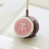 Registered Nurse RN Medical Graduation Party Cake Pops (Front Insitu)