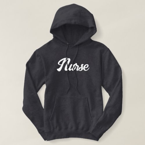 Registered Nurse RN Modern Script Typography Hoodie