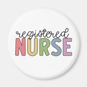 Registered Nurse RN Nurse Graduation Magnet