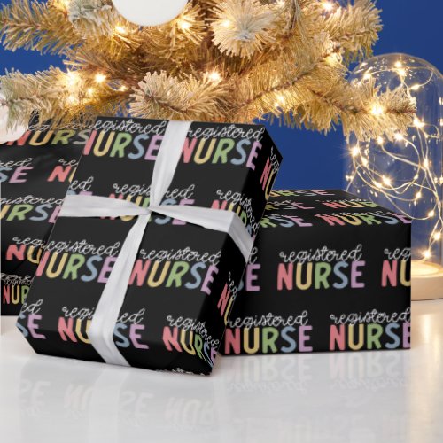 Registered Nurse RN Nurse Graduation Wrapping Paper