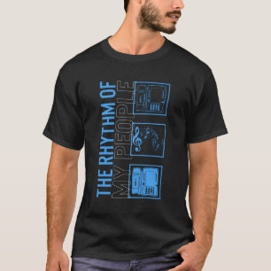 Registered Nurse Rn Rhythm Of People Alaris Iv Pum T-Shirt