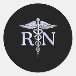 Scrubs Registered Nurse Sticker, RN Sticker, Medical STICKER, Cute Med