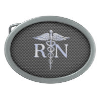 Registered Nurse RN Silver Caduceus Snakes