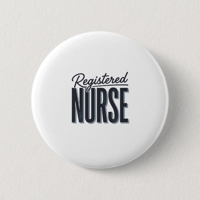 Registered Nurse Script Typography Vector Design_1 Button (Front)